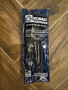Lowes Kobalt 22473 20pc. Hex Key Set Metric Made in USA - Picture 1 of 2