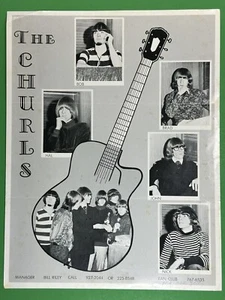 Volantino promozionale The Churls Band fine anni 60 - Foto 1 di 14