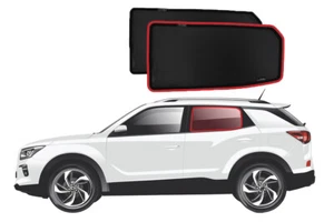 Genuine SNAPSHADES Car Rear Window Shades for SsangYong Korando 4th Gen (C300... - Picture 1 of 6