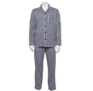 Mens LARGE Pajamas NEW 2 Piece Set PJ Top Lounge Pants Jammies for your Families - Picture 1 of 12