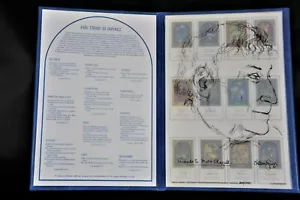 Chagall Tribute Book Chaim Gross 12 Tribes Stained Glass Windows RARE 264/2000 - Imagen 1 de 12