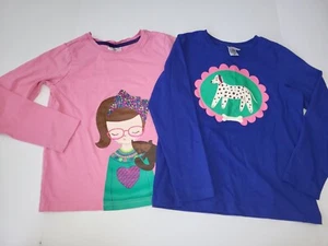 Girls Hanna Andersson Long Sleeve Shirt Lot size 130 140 (8-10) - Picture 1 of 5
