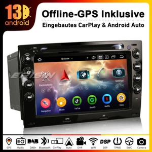 7"64GB 8 Kern Android 13 Navi Autoradio Bluetooth GPS Radio DAB Renault Megane Ⅱ - Bild 1 von 21