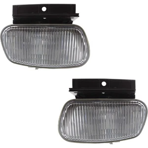 Set of 2 Clear Lens Fog Light For 98-00 Ford Ranger LH & RH CAPA w/ Bulbs - Picture 1 of 11