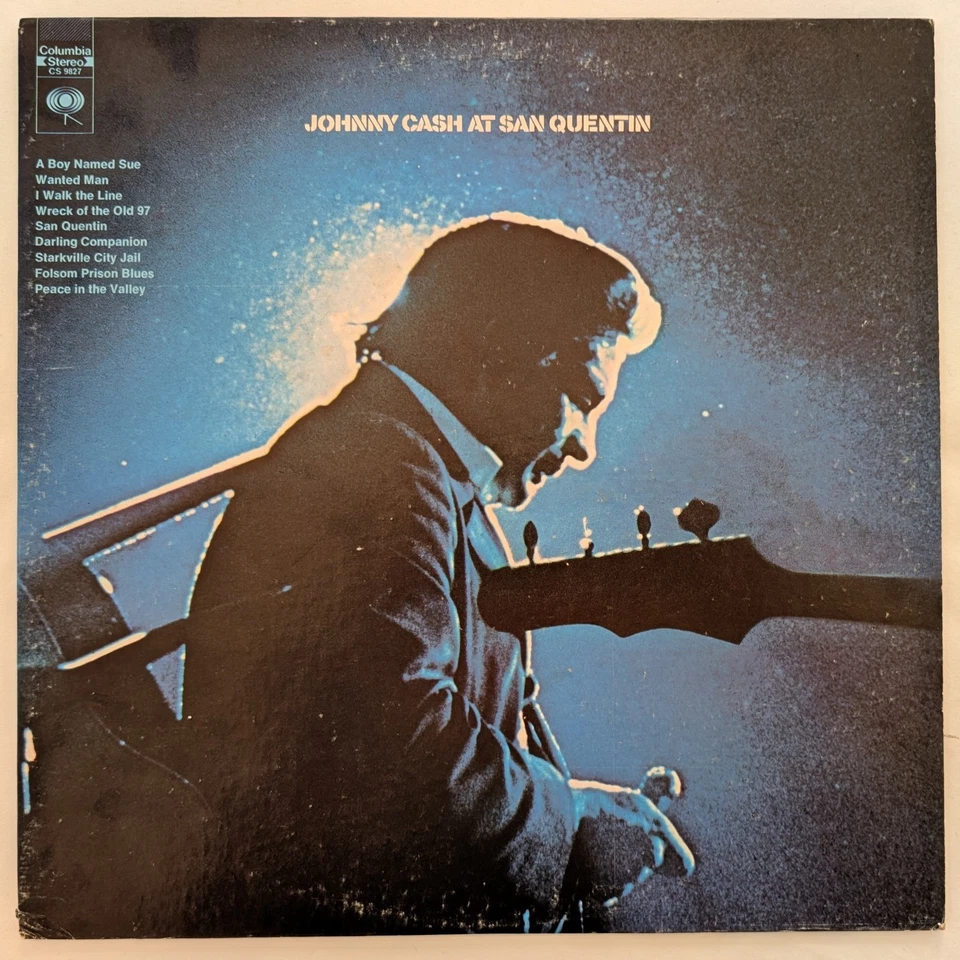 Johnny Cash At San Quentin, 1969 US Pitman First Pressing 2-Eye Columbia CS 9827 - Image 1 of 4
