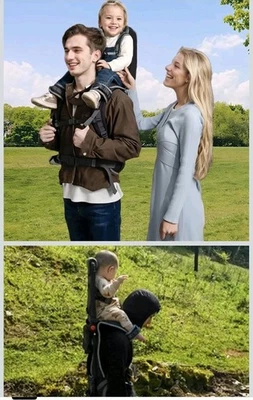 Mochila Porta Senderismo, Portahombro Ligero Niño Pequeño con Parasol,... Foto 1 de 4