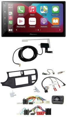 Pioneer USB Bluetooth DAB Lenkrad 2DIN Autoradio für Kia Rio UB 11-15 schwarz - Bild 1 von 4