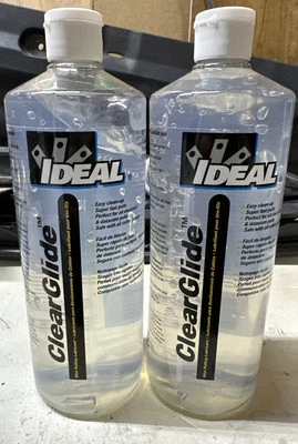 LUBRICANTE TIRADOR IDEAL CLEARGLIDE 1QT NUEVO #31-388 Lote de 2 Foto 1 de 3