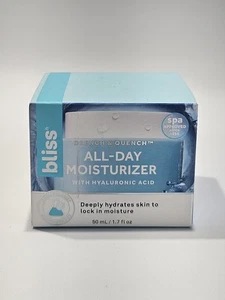 Bliss Drench & Quench Ganztägige Feuchtigkeitscreme mit Hyaluronsäure 1,7 flüssige Unzen NEU - Bild 1 von 4