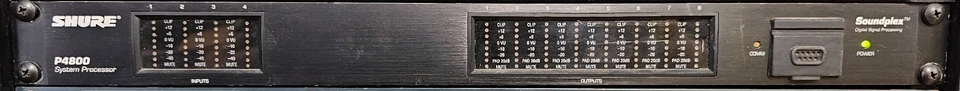 Shure P4800 System Processor Soundplex Digital Signal Processor  - Image 1 of 1