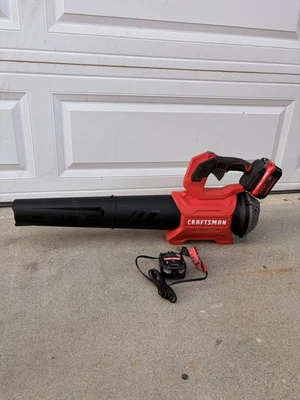 Kit de cargador de batería Craftsman BRUSHLESS RP soplador de hojas inalámbrico V20 CMCBL730 Foto 1 de 4