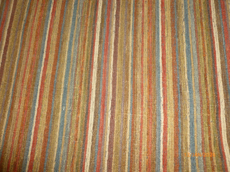 Dash and Albert  Brindle Stripe Wool Rug 5' x 8' Loom Knotted Spice - Image 1 of 4