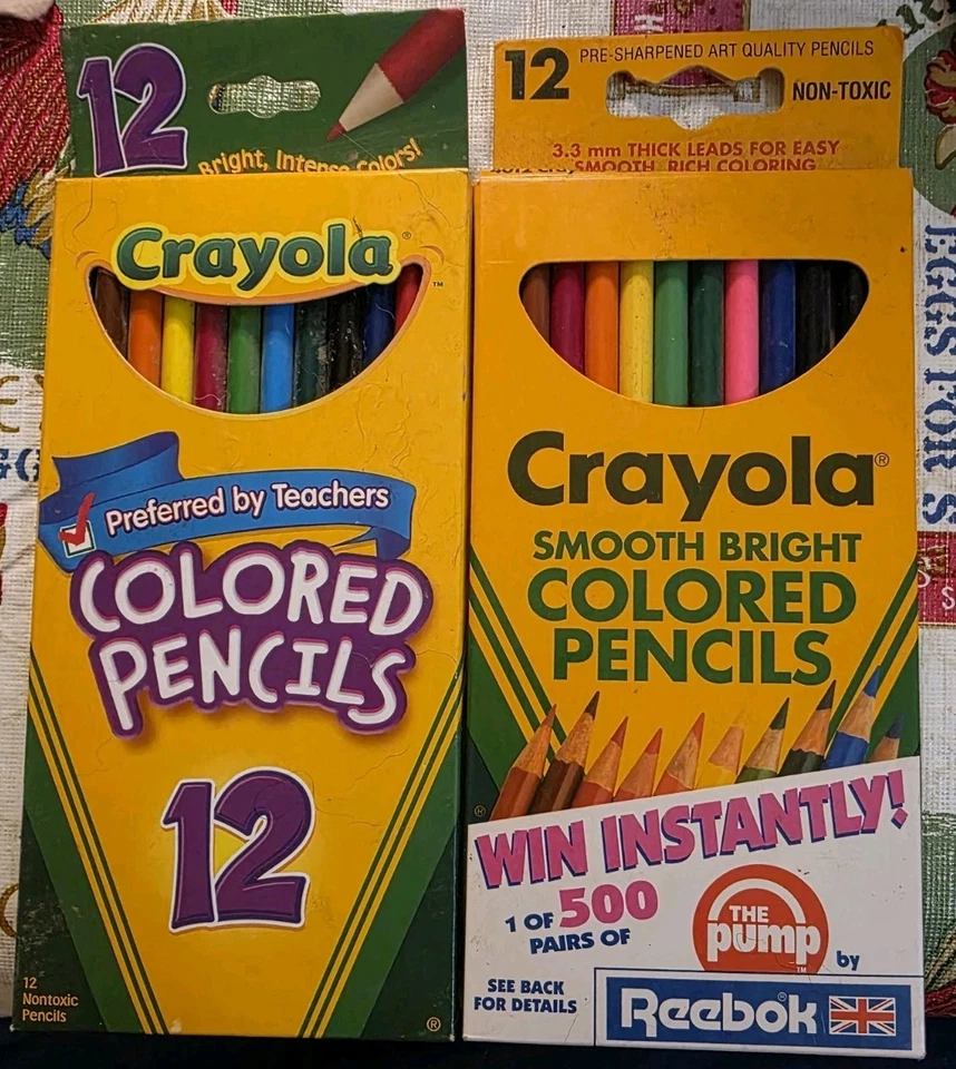 Juego de 2 cajas de lápices de colores Crayola, nuevos sin usar Foto 1 de 1