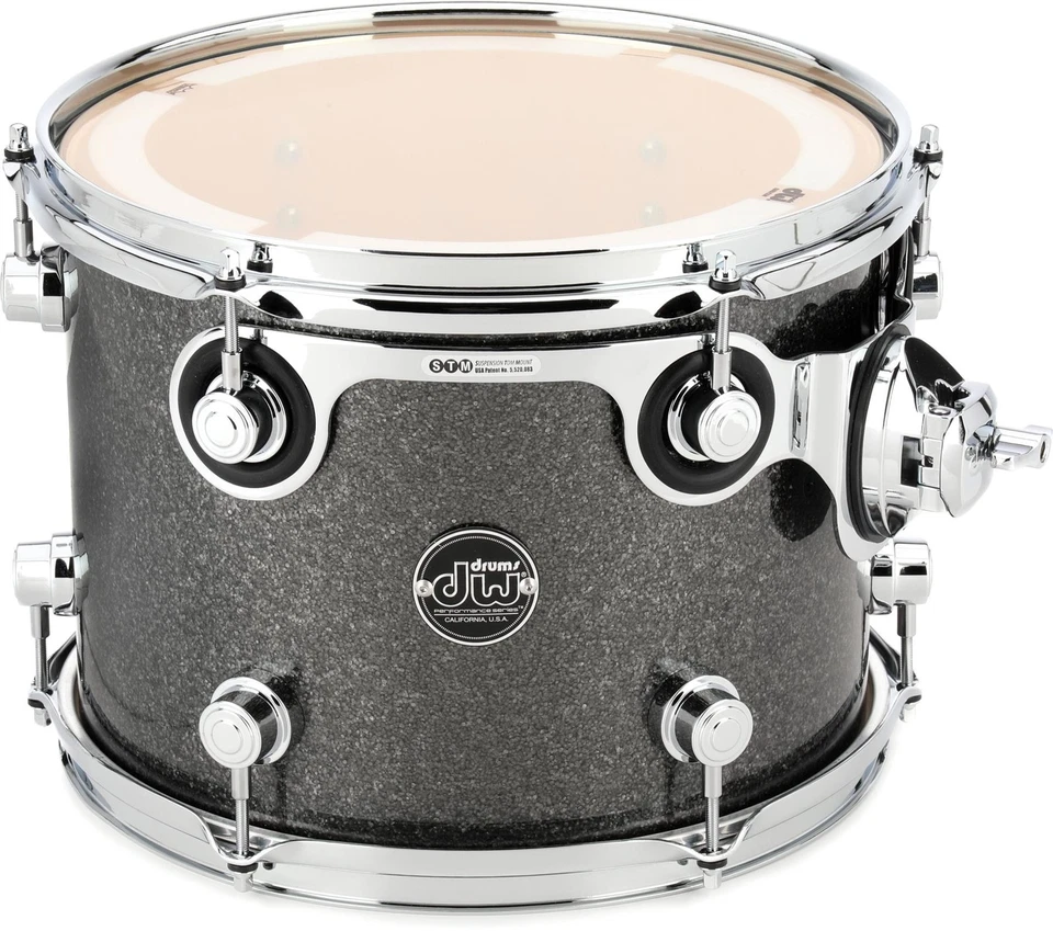 Tom montado serie DW Performance - 9 x 12 pulgadas - capa de acabado brillante de estaño Foto 1 de 1