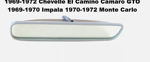 Rear View Mirror 1970-1972 Chevrolet Monte Carlo SHIPS FREE - Imagem 1 de 4