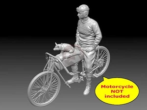 Cix Models 1/35 Ray Weishaar Harley-Davidson Hog Boys Rider w/Piglet CIXM056 - Picture 1 of 1