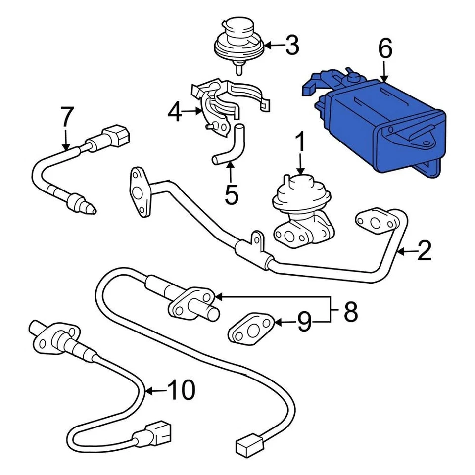 For Toyota Tacoma 2002-2004 Toyota 7774004010 Vapor Canister - Imagem 1 de 4