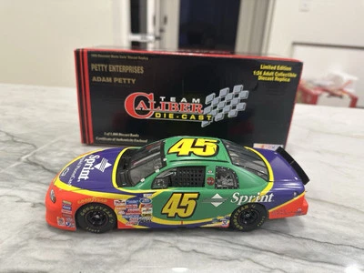 Adam Petty 1999 Sprint Nascar 1/24 Diecast Team Caliber Chevy #45 - Image 1 of 4