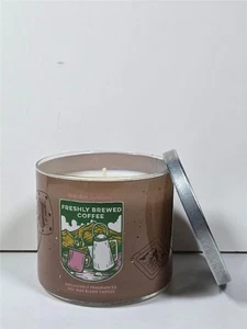 Bath & Body Works Freshly Brewed Coffee 3 Docht Kerze Neu - Bild 1 von 4