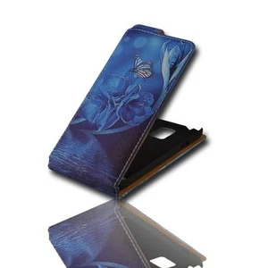 Design 5 Flip Tasche Cover Case Handy Hülle für Samsung Galaxy S5  (SM-G900) - Bild 1 von 4