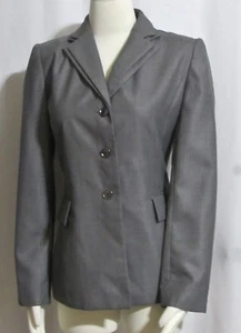 NEW Womens Ladies CALVIN KLEIN Silvery Gray Fully Lined Dress Blazer Jacket 6 - Picture 1 of 5