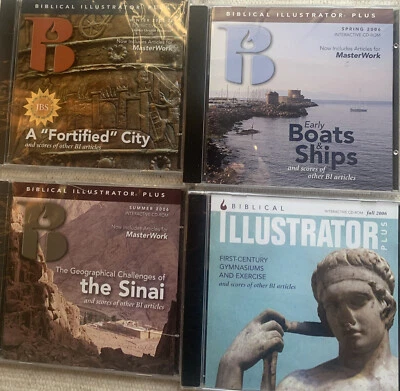 BIBLICAL ILLUSTRATOR PLUS INTERACTIVE CD/ROM LOT OF 4 2006 - Image 1 of 2