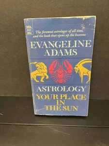 Astrology Your Place In The Sun By Evangeline Adams 1970 Dell Paperback - Bild 1 von 5