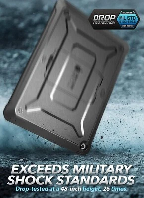 SUPCASE iPad 10.2" 9th/8th/7th Gen Heavy Duty Case Cover Black