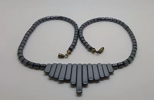 COLLANA NUOVA TONO EMATITE LUNGHEZZA A GRAPPOLO 17,5" - Foto 1 di 6