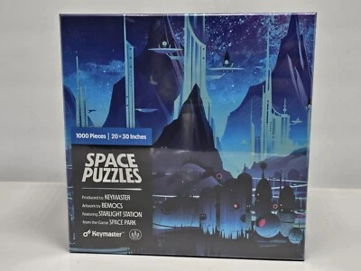 NUEVO PARQUE ESPACIAL 1000 piezas rompecabezas Keymaster Starlight Station Bemocs 20x30 Foto 1 de 4