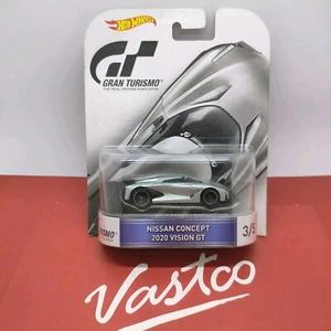 HOT WHEELS 2016 Retro Entertainment Gran Turismo Nissan Concept 2020 GT #3 DJF56 - Picture 1 of 5