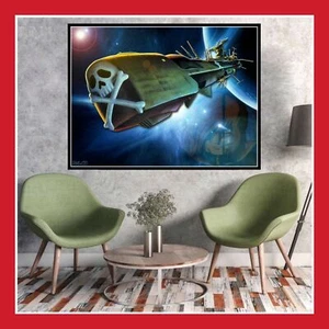 REPRO AFFICHE TOILE ALBATOR 84 ATLANTIS POSTER ARCADIA 78 MANGA FIGURINE HARLOCK - Imagen 1 de 2