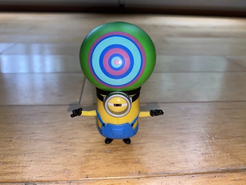 Despicable Me Minions Hypno Hypnotize Hat Stuart 3" Figure Toy Cover