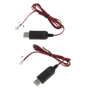 PH2.0 2-pinowy kabel ładujący do akumulatora 3,7 V USB przewód ładujący przewód 1m - Zdjęcie 1 z 10