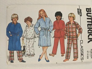 Butterick Pattern 6974 Pajama Robe Child - Picture 1 of 2