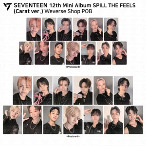 SEVENTEEN 12th Mini Album SPILL THE FEELS Carat Ver Weverse Shop POB Photocard - Picture 1 of 76