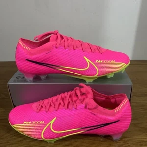 Zoom Vapor 15 Elite FG UK 11 EUR 46 US 12 Pink Blast Volt Grindiron DJ4978 605 - Picture 1 of 8