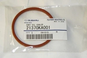 JUNTA DE ENFRIADOR DE ACEITE DE MOTOR GENUINA SUBARU IMPREZA WRX,STI,LEGACY, FORESTER, TRIBECA - Imagen 1 de 3