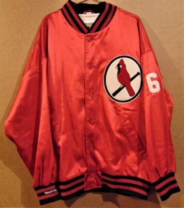 ST. LOUIS CARDINALS STAN MUSIAL COOPERSTOWN COLLECTION JACKET - Picture 1 of 9