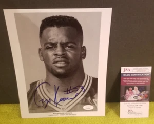 Foto emitida por el equipo firmado por George Koonce Green Bay Packers autografiada 8x10 ¡JSA! - Imagen 1 de 4