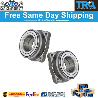 TRQ New Rear Wheel Bearing Assembly Pair LH & RH Sides For 2010-2017 BMW 528i - Image 1 of 3
