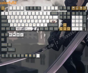 Juego NieR:Automata PBT 128 teclas juego completo teclas Dye-sub para teclado Cherry MX - Imagen 1 de 8