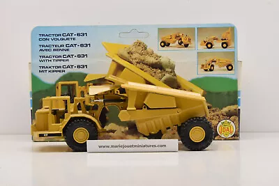 CATERPILLAR CAT 631 TRACTEUR AVEC BENNE JOAL 1/50 NEUF EN BOITE D'ÉPOQUE - Photo 1/4
