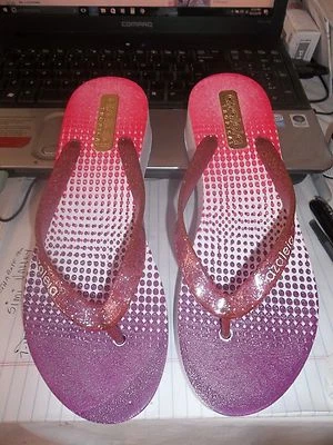 Azaleia**Purple** Brazilian Sandals Women's Size 8 B / Euro 39 ***Free Shipping* - Image 1 of 4