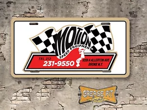Motion Speed Equipment The Bronx Booster License Plate - Picture 1 of 1