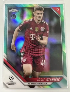 2021-22 Topps UCL Collection - Neon Green Foil #3 Josip Stanisic /199 (RC) - Picture 1 of 2