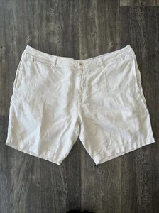 Untuckit LINEN Shorts Beige Men’s 38 Tan St Julien - Picture 1 of 4