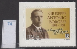 FRANCOBOLLO ITALIA 2022 MNH nuovo gomma Antonio Borgese - Imagen 1 de 1