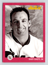 1991 Leaf Studio Card, #25 Gary Gaetti, California Angels