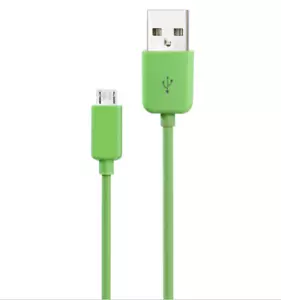 6-Ft. Rock Candy Green iPhone Micro-USB Cable Samsung Galaxy S3 S4 S5 7 7S - Picture 1 of 1